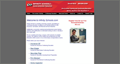 Desktop Screenshot of infinityschools.net
